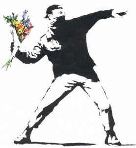 Molotov Flowers Banksy